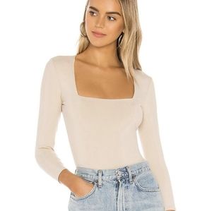 COPY - Intimately Free People Truth or Square bodysuit in nude, size small